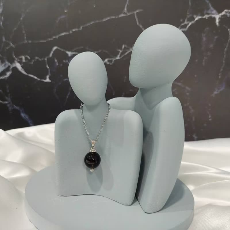 天然煙水晶項鍊