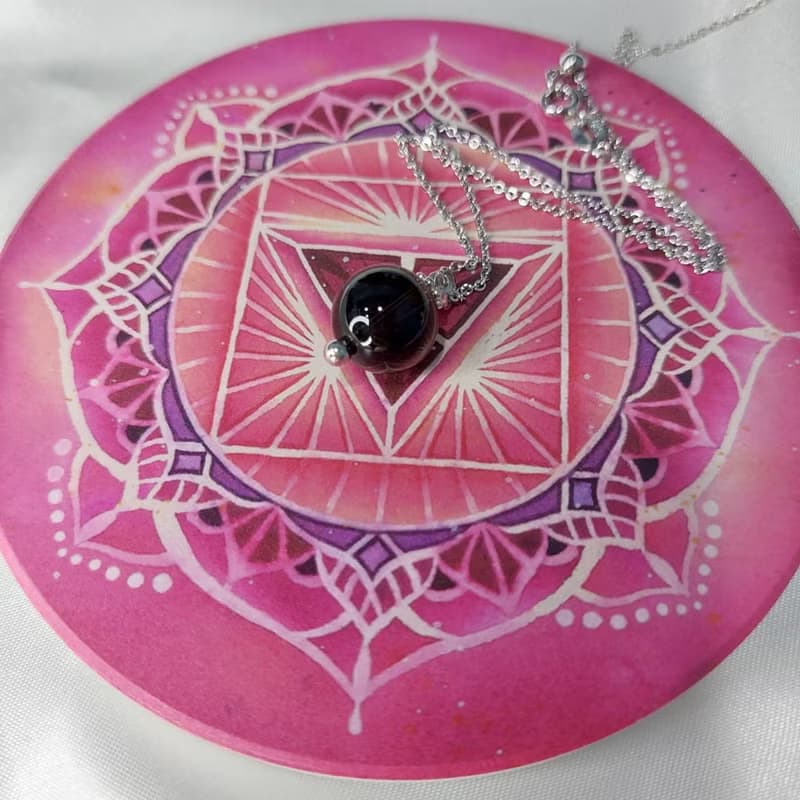 天然煙水晶項鍊