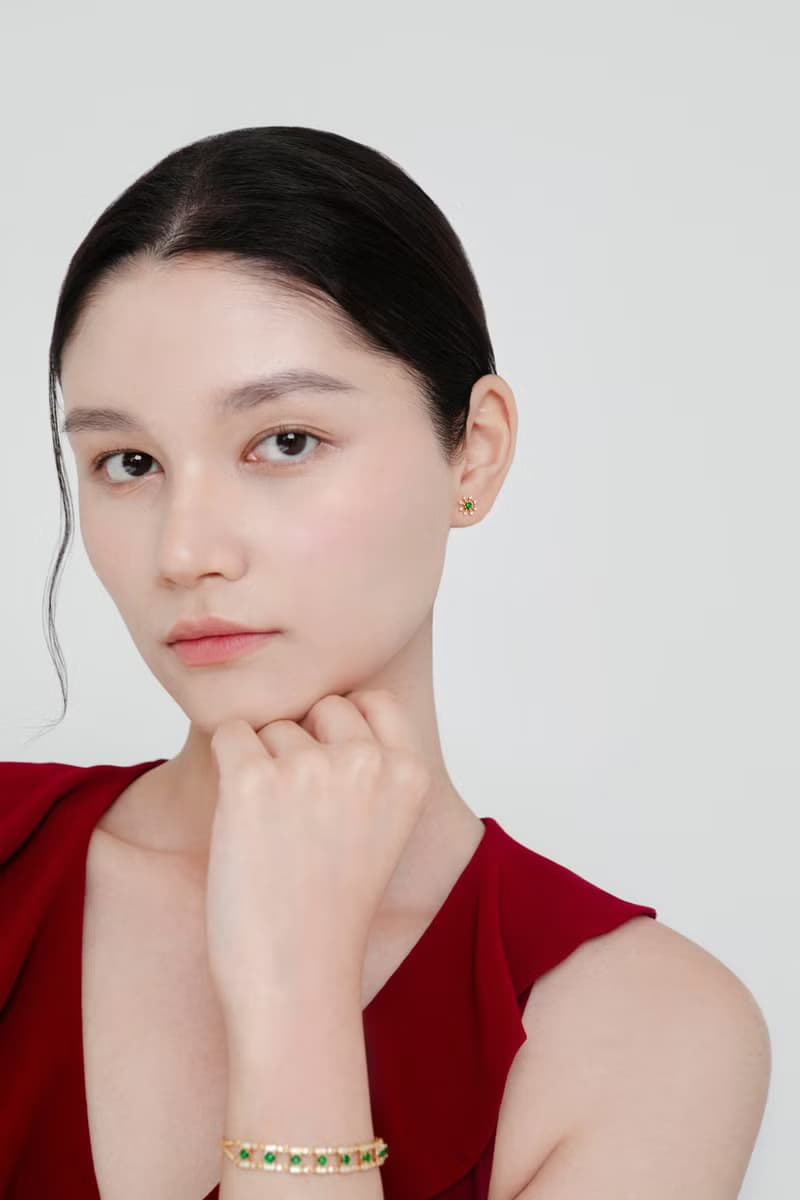 春翠詩篇翡翠手鍊 - 金 天然綠翡翠 | 925純銀 | 女生送禮