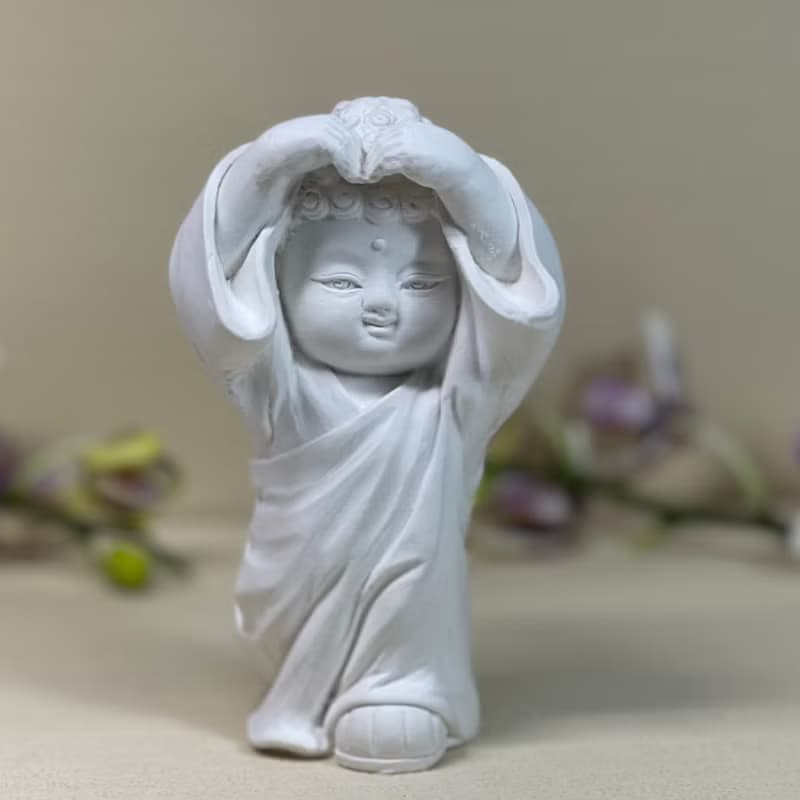 開運公仔 淨念吉祥小佛之佛美小盤套組 佛 宗教 佛像擺飾 擴香