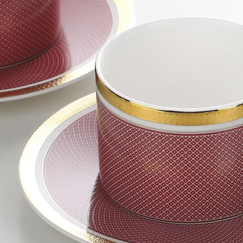 一杯子的天長地久【A&L】皇家典藏 骨瓷咖啡杯對杯禮盒