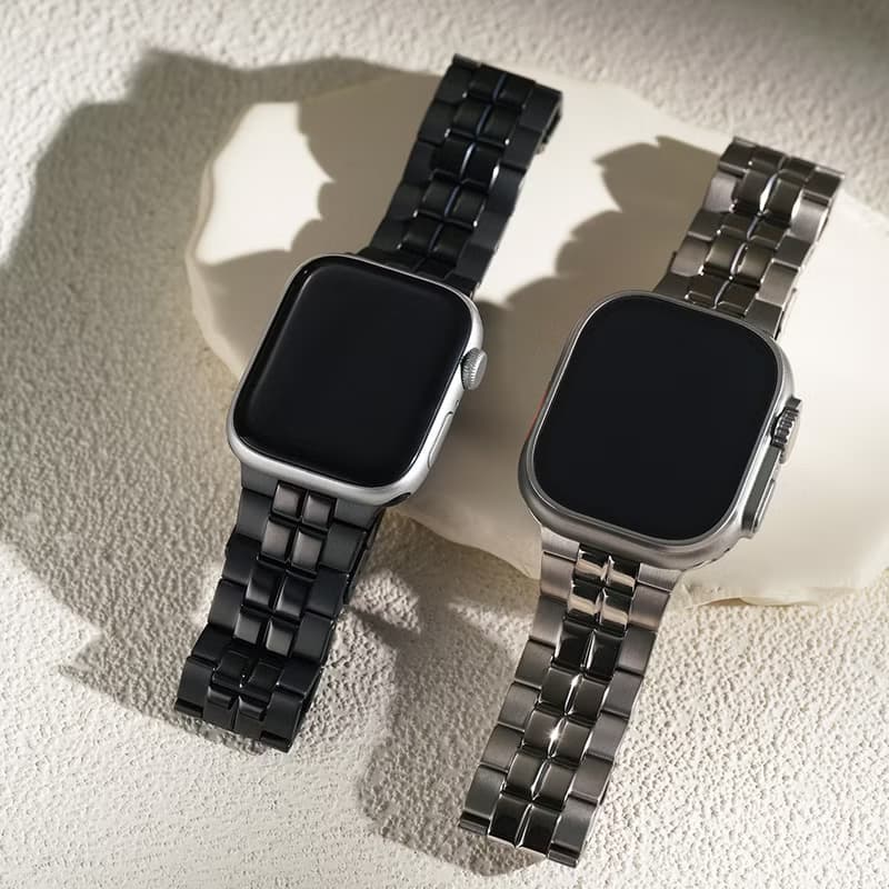 Apple watch - 雙向方塊鈦金屬 蘋果專用錶帶