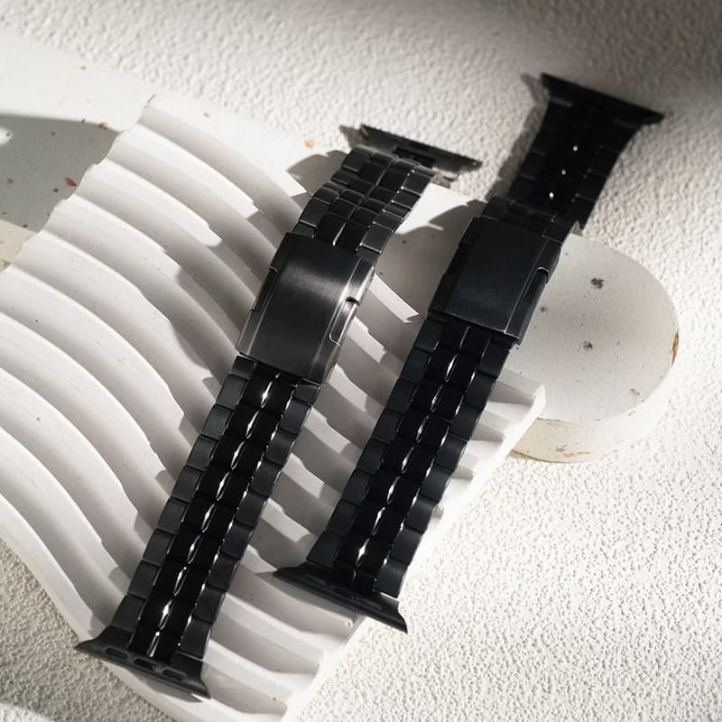 Apple watch - 雙向方塊鈦金屬 蘋果專用錶帶