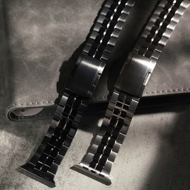 Apple watch - 雙向方塊鈦金屬 蘋果專用錶帶