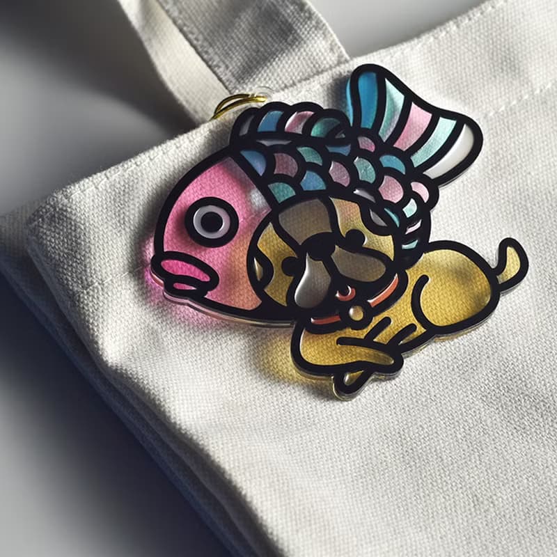 鯛魚燒 鯛魚狗 掛飾 / 匙扣  l 龍年 福貼 揮春 春聯 招財