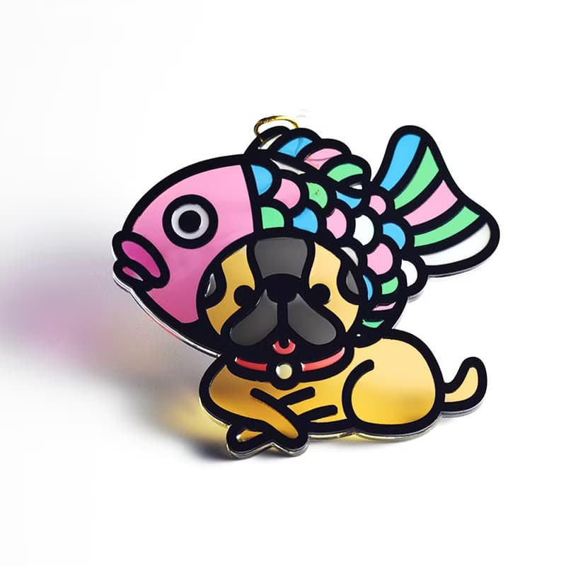 鯛魚燒 鯛魚狗 掛飾 / 匙扣  l 龍年 福貼 揮春 春聯 招財