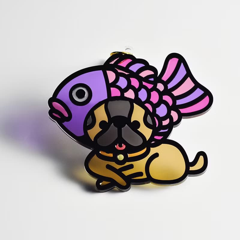鯛魚燒 鯛魚狗 掛飾 / 匙扣  l 龍年 福貼 揮春 春聯 招財