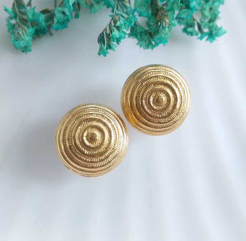 Vintage Jewelry 西洋古董飾品 Vendome 摩登 簡約 針式耳環