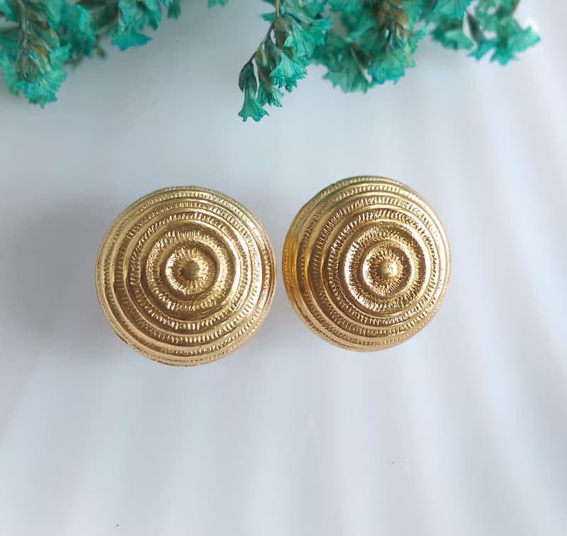 Vintage Jewelry 西洋古董飾品 Vendome 摩登 簡約 針式耳環