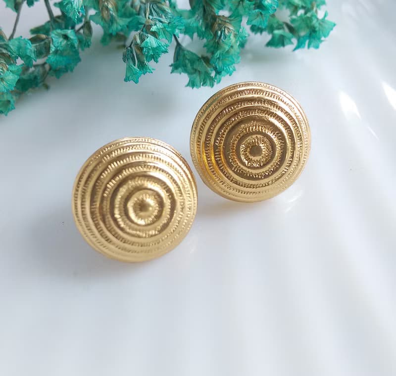 Vintage Jewelry 西洋古董飾品 Vendome 摩登 簡約 針式耳環