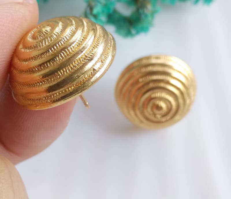 Vintage Jewelry 西洋古董飾品 Vendome 摩登 簡約 針式耳環