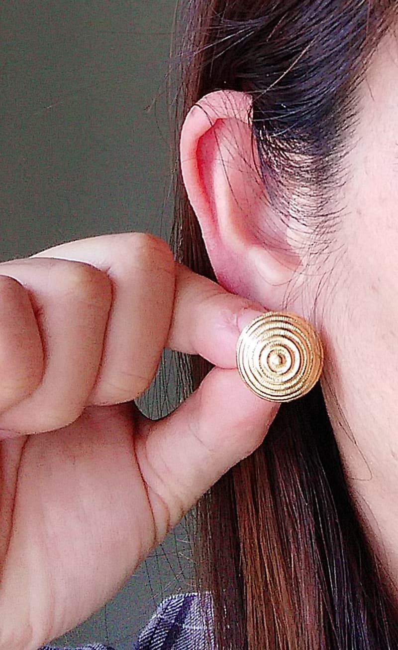 Vintage Jewelry 西洋古董飾品 Vendome 摩登 簡約 針式耳環