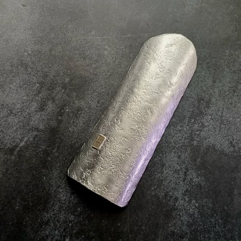 侘寂素雅-手製純錫岩紋茶則