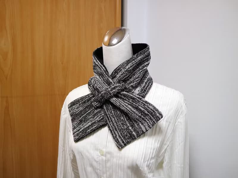 可調式短圍巾.scarf 保暖圍脖 雙面雙色 大人.小孩均適用