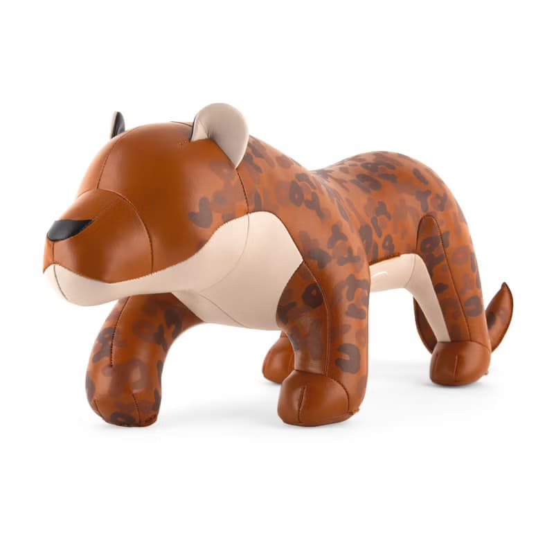 【新品門擋】花豹 Leopard Ray 皮革造型擺飾 | 喬遷禮 開業 豹富