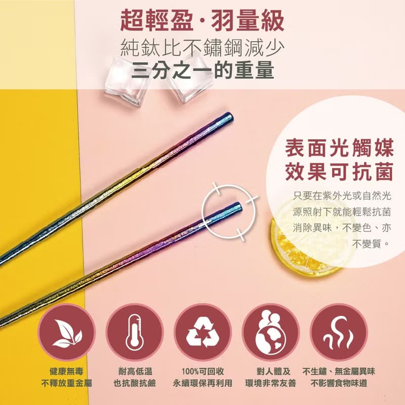 純鈦餐具禮盒-筷/湯匙/叉子 筷子 餐具組 環保餐具 禮盒 鈦餐具