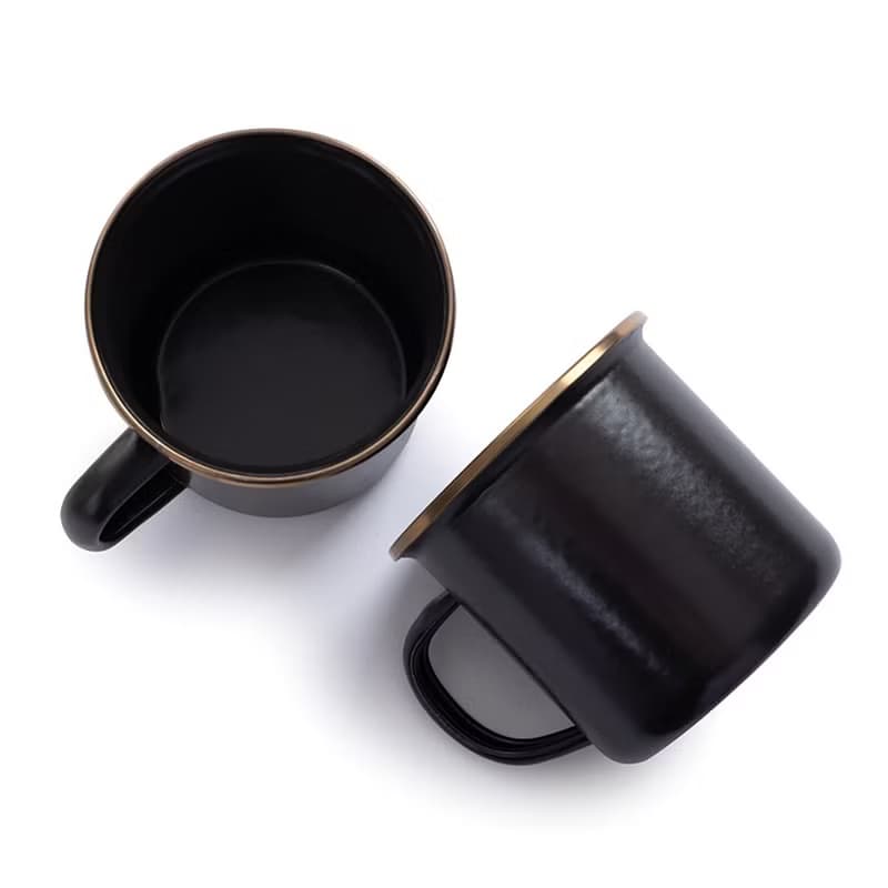 【兩入一組】Barebones CKW-343 琺瑯杯組 / 炭灰(14oz)