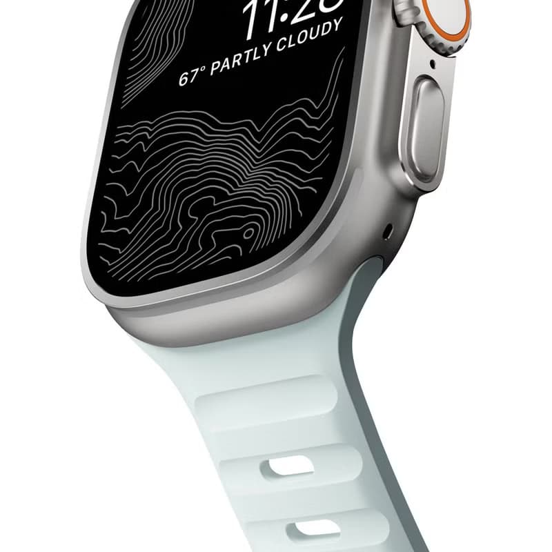 【美國NOMAD】Apple Watch專用運動風FKM橡膠錶帶-49/46/45mm