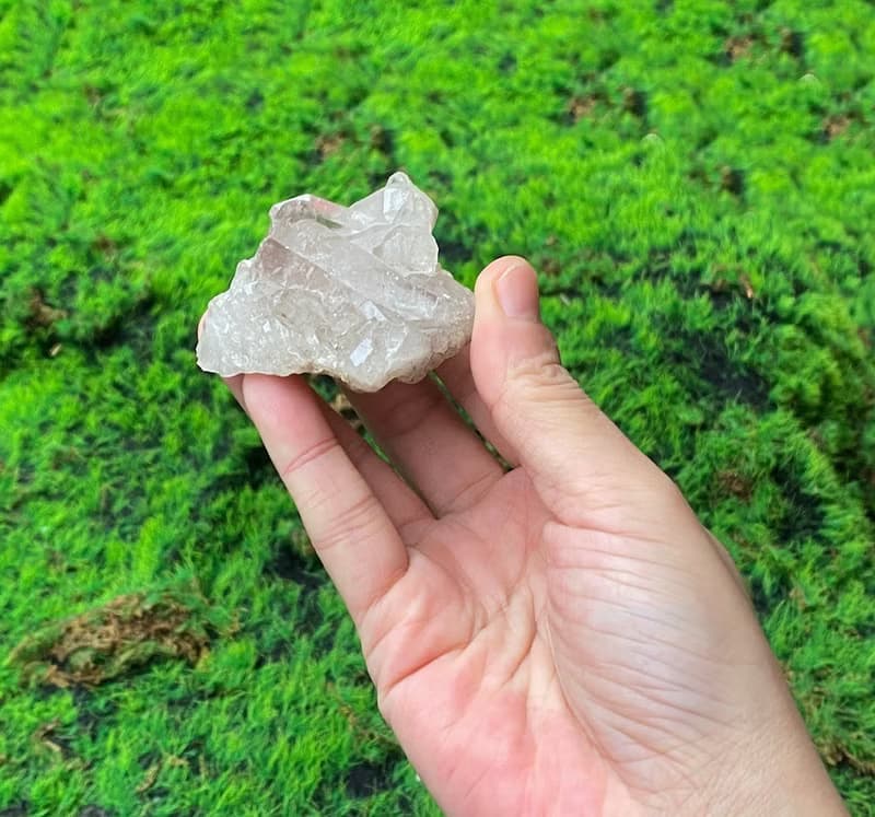 能量擺飾-天然原礦白水晶簇 消磁淨化 療癒 開運 淨化 財運