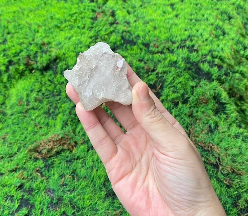能量擺飾-天然原礦白水晶簇 消磁淨化 療癒 開運 淨化 財運