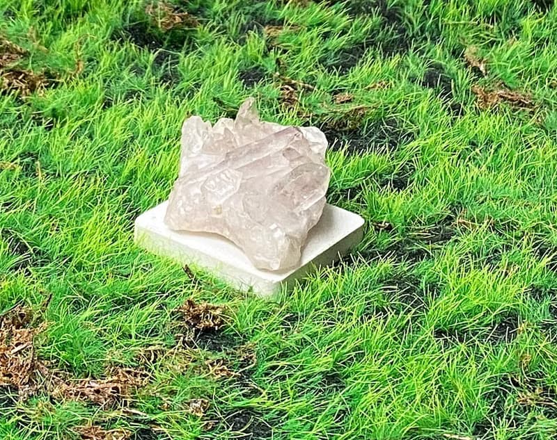 能量擺飾-天然原礦白水晶簇 消磁淨化 療癒 開運 淨化 財運