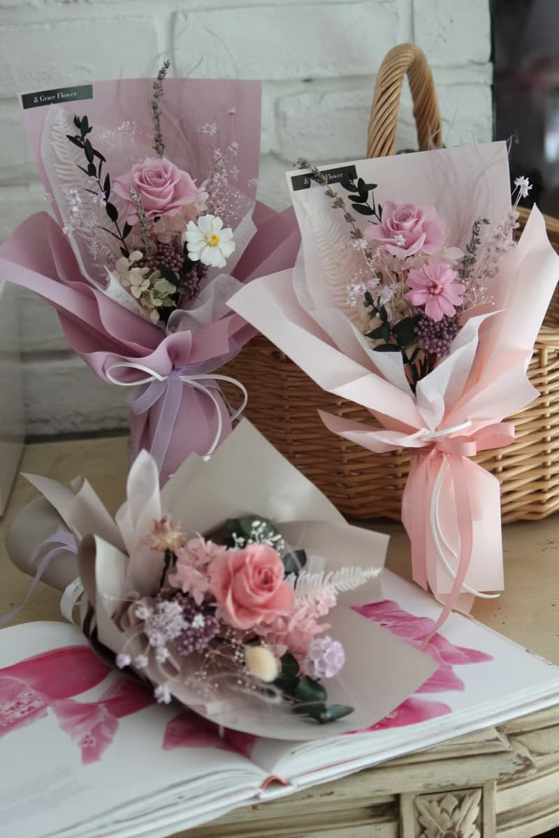 【戀愛氛圍】永生玫瑰花束/七夕告白/生日送禮/祝賀花禮/永生花