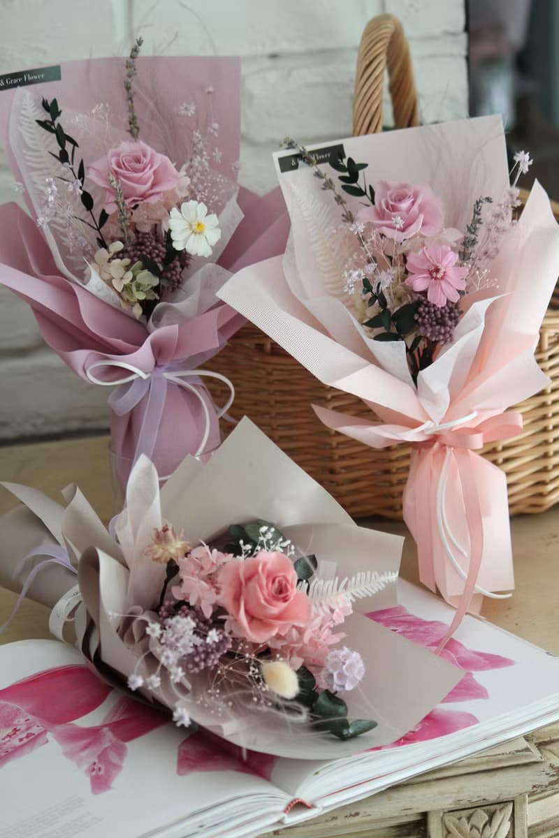 【戀愛氛圍】永生玫瑰花束/七夕告白/生日送禮/祝賀花禮/永生花