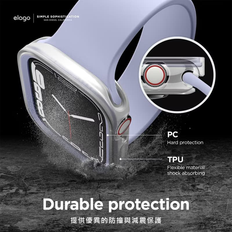 Apple Watch 40/41mm Duo雙層防撞錶殼 S9/8/7/6/5/4/SE