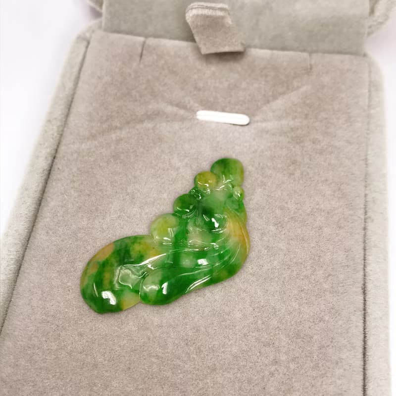老三彩翡翠金魚 | 天然緬甸玉A貨翡翠 | 送禮
