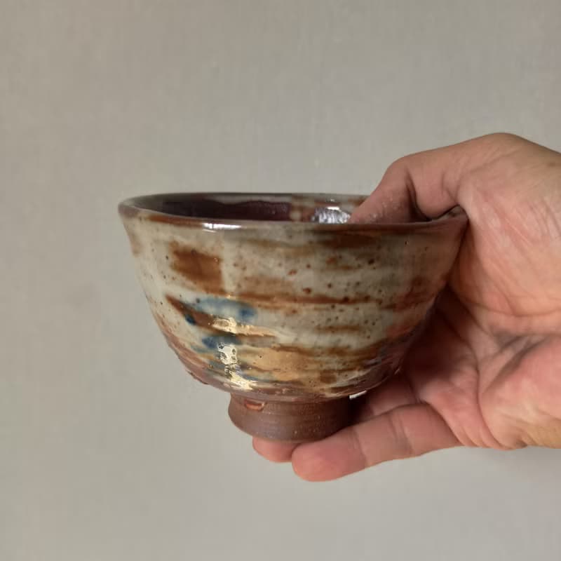 志野釉茶碗陳炫亨手創炫茶碗
