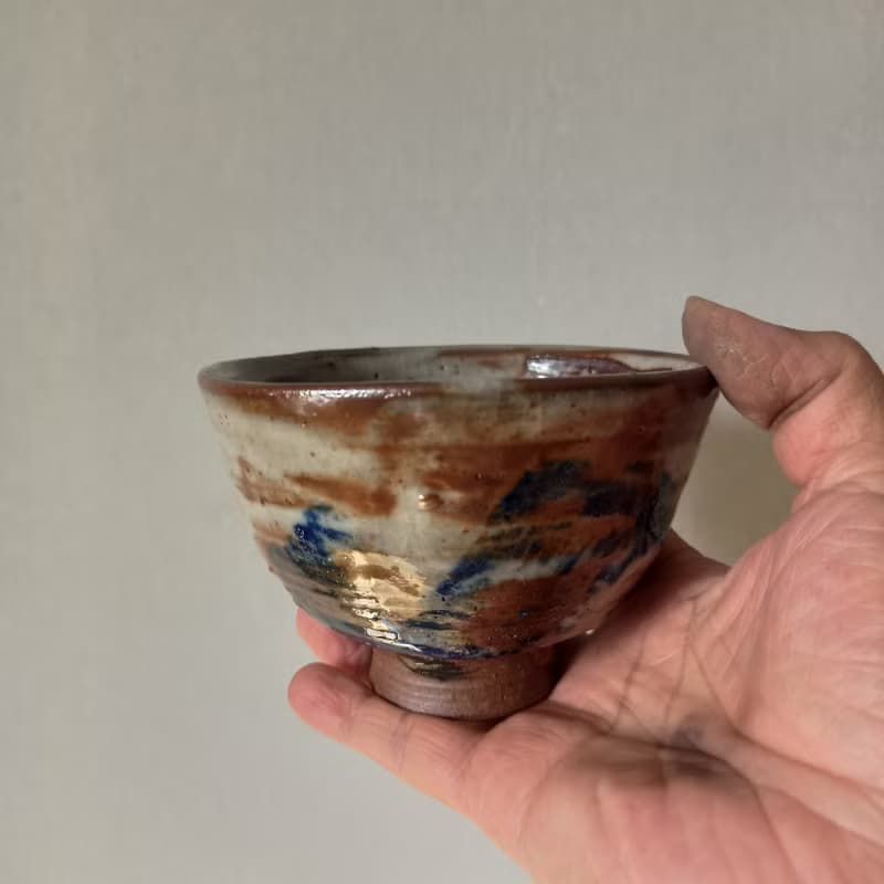 志野釉茶碗陳炫亨手創炫茶碗