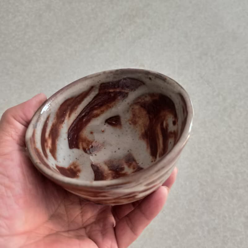 志野釉茶碗陳炫亨手創炫茶碗