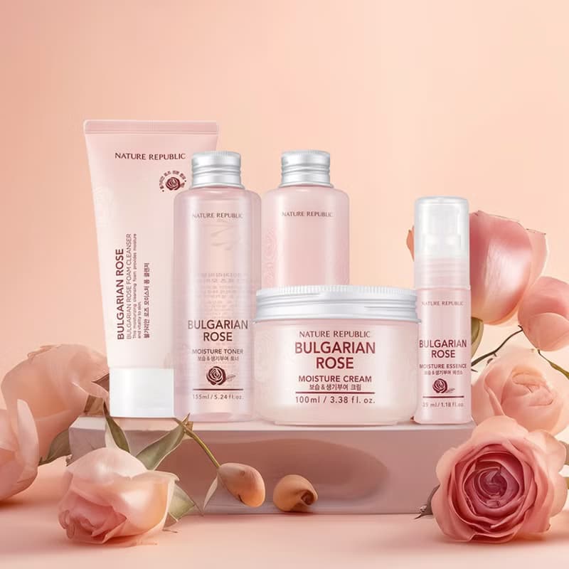 Nature Republic 玫瑰原萃保濕賦活套裝組合 保養禮盒