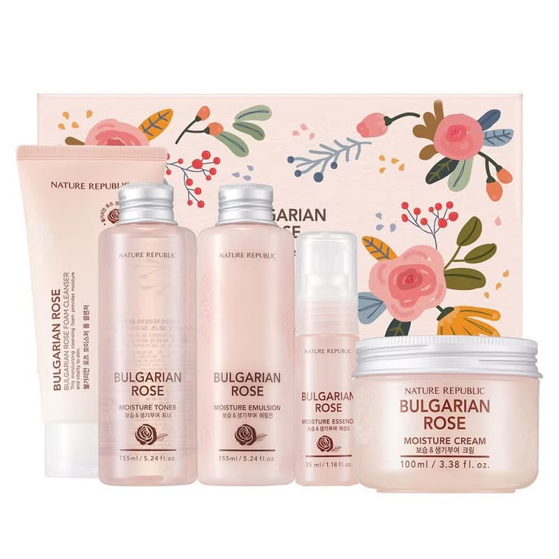 Nature Republic 玫瑰原萃保濕賦活套裝組合 保養禮盒