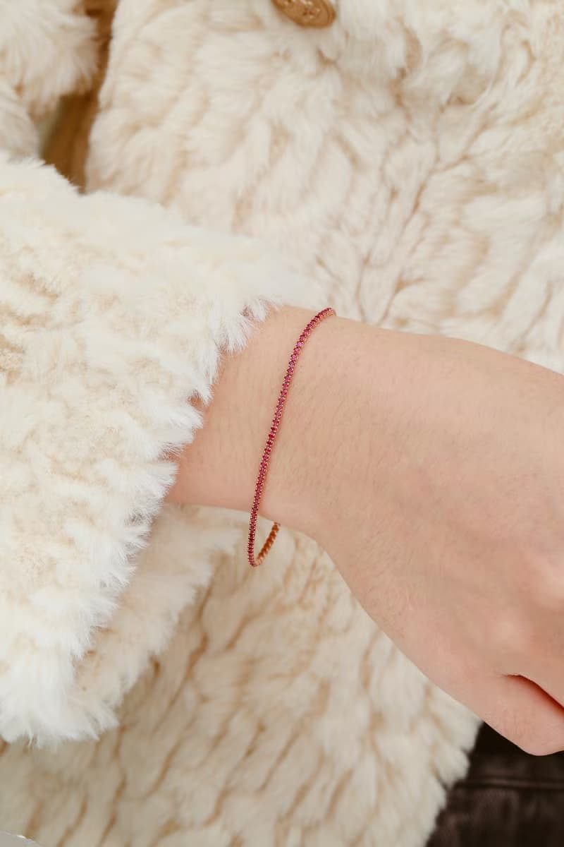 錢途無量火運開運小紅繩招財鴿血紅寶石剛玉天然石18k金手鍊手鏈