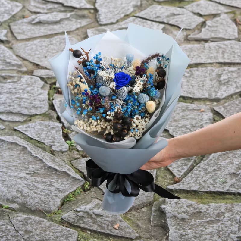 高質感乾燥花束