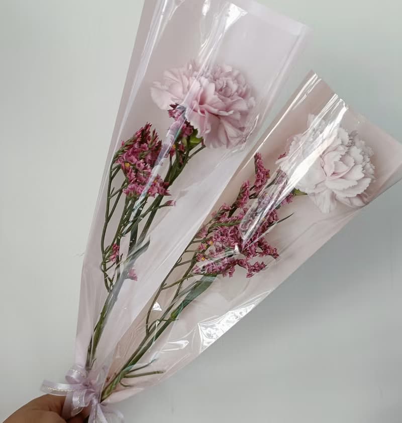 玫瑰康乃馨鮮花花束禮物 永生乾燥花工商企業贈品七夕情人節花束
