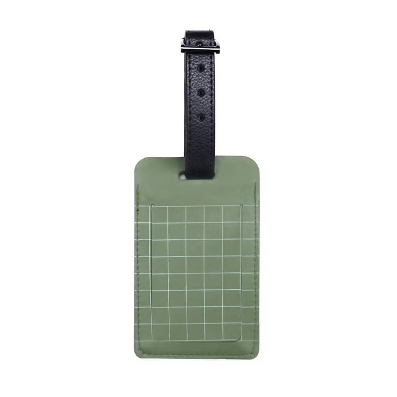 HOLI Luggage tag / Forest green black