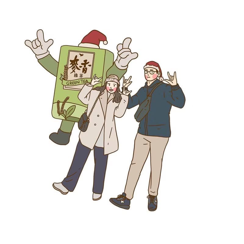 【數位】小旅者的彩色呆臉似顏繪