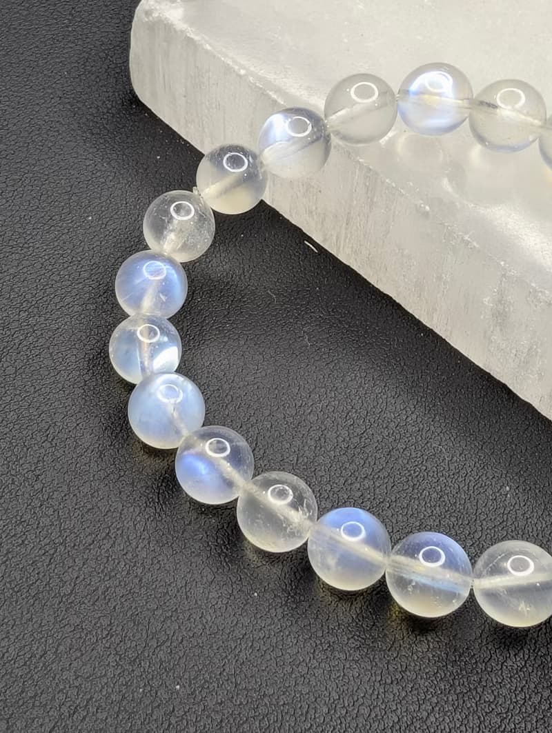 藍月光石 Moonstone 手串 手鍊 天然水晶 8mm 水晶