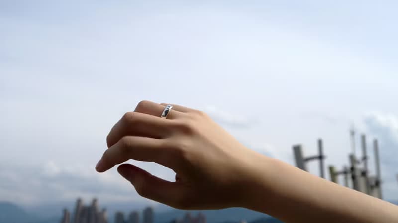 刻字訂製 方晶格 麻花平版戒 銀白款 925純銀戒指 男生戒指