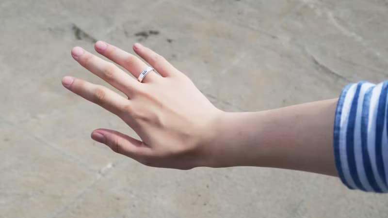 刻字訂製 方晶格 麻花平版戒 銀白款 925純銀戒指 男生戒指