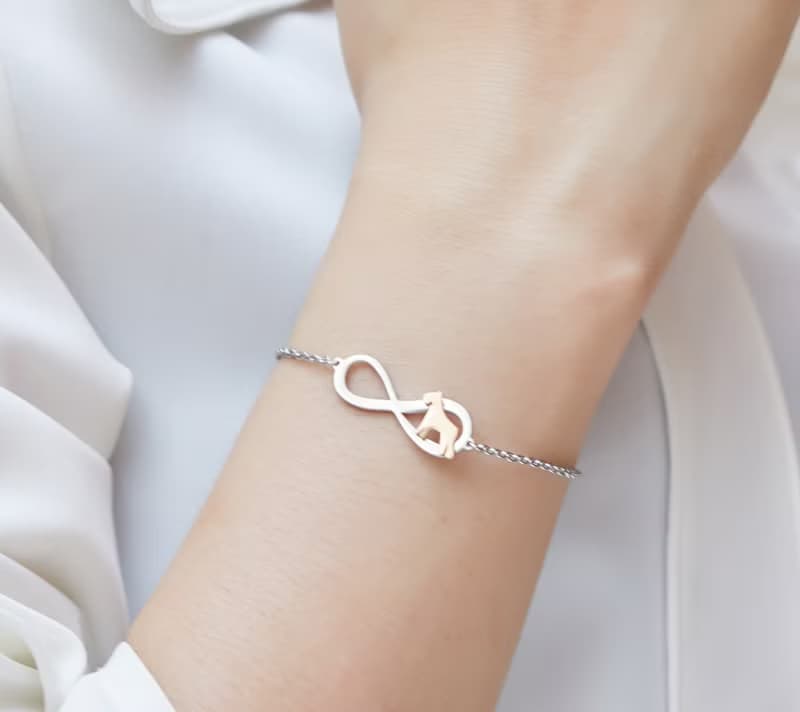 雪納瑞手鍊 - 永恆與狗系列-抗敏醫療鋼