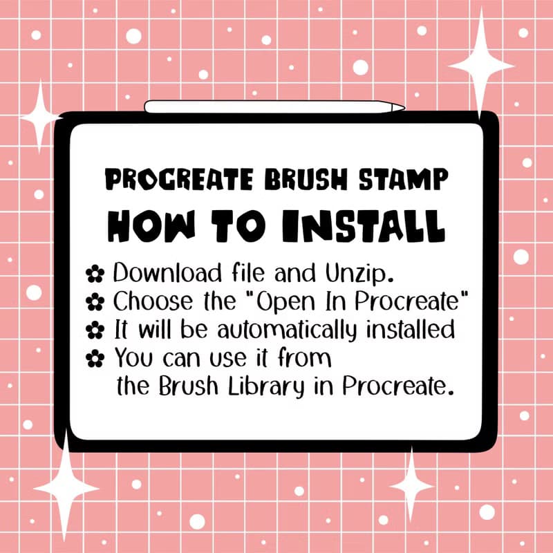 【數位】Little Bouquet | Procreate Brush Stamp