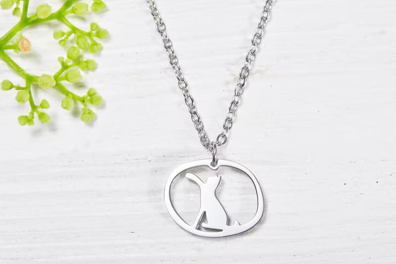 伸小手的貓手鍊 - 貓咪小印章系列-抗敏醫療鋼