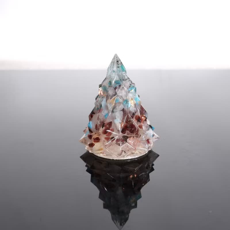 【情人節禮物】粉色愛戀聖誕樹-奧剛能量樹/寶石樹/水晶礦石粉晶
