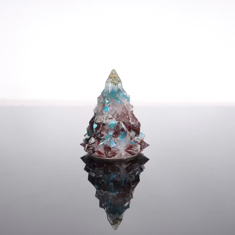 【情人節禮物】粉色愛戀聖誕樹-奧剛能量樹/寶石樹/水晶礦石粉晶