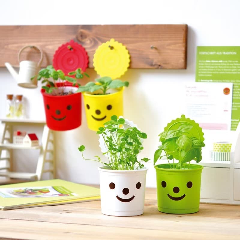 Smile&Smile 微笑療癒可掛式植栽盆器組