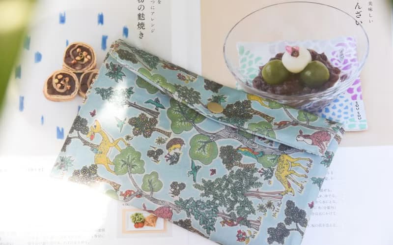 森林系 /英國防水布寶寶餐具收納袋