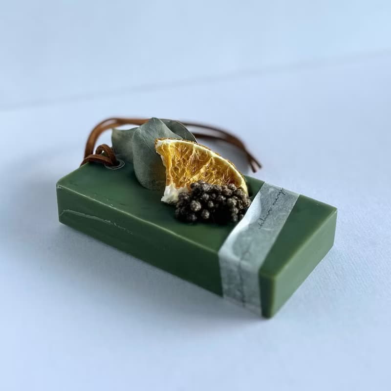 fragrance bouquet sachet green